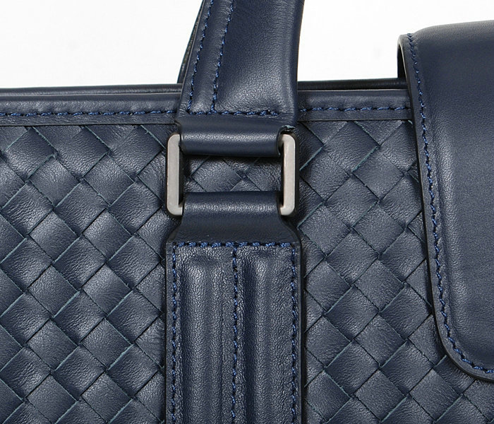 Bottega Veneta intrecciato VN briefcase 52227 blue - Click Image to Close